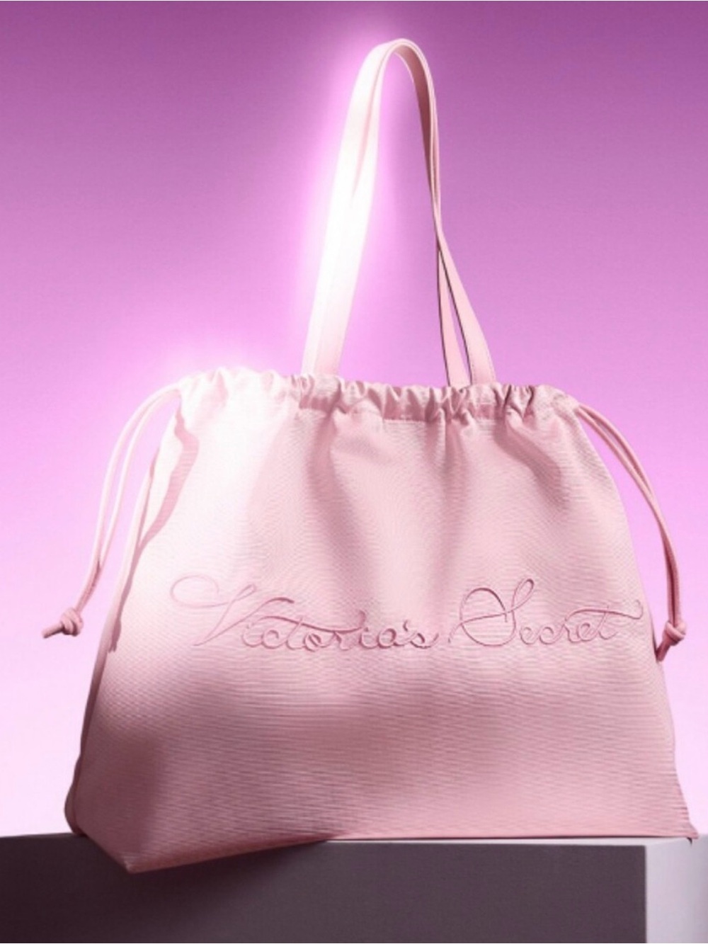 Victoria's Secret Cinched Tote Bag New